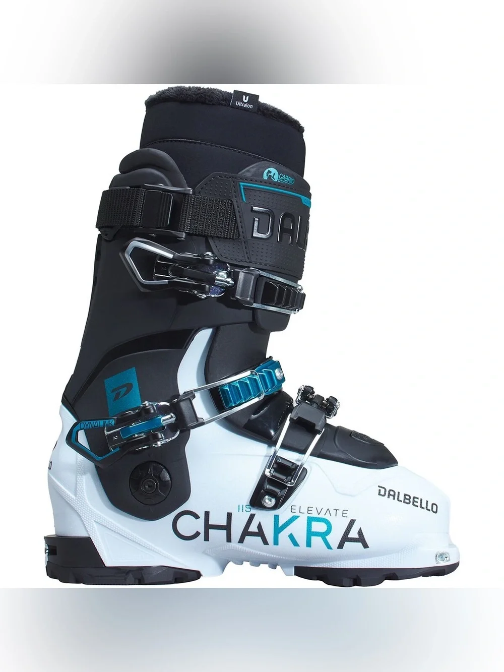 NWT DALBELLO Polar White & Black Chakra Elevate 115 T.I. ID Ski Boot